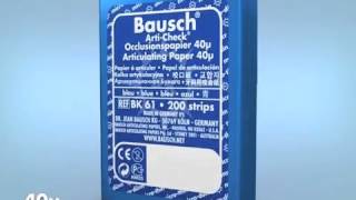 Bausch Articulating Papers [upl. by Ecnarual]