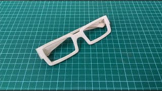 3How to make the props glasses [upl. by Hillegass]