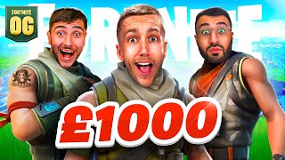 £1000 FORTNITE CHALLENGE VS DANNY AARONS amp VIZ [upl. by Ileyan]