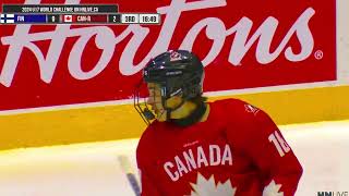 2024 HC World U17 Challenge Highlights  Canada Red vs Finland [upl. by Atnas564]