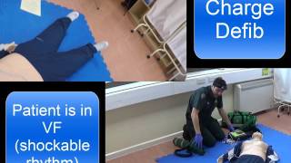 OSCE Example BLS with defib single responder [upl. by Nnayelhsa]