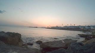 Paphos Cyprus Sunset  2022 03 20 timelapse [upl. by Rratsal]