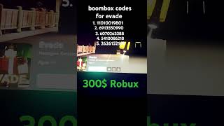 Boombox codes [upl. by Ortensia]