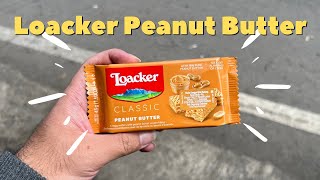 Loacker Classic Peanut Butter Waffer Kacang Yg Wuenakk [upl. by Gilbertine385]