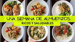 UNA SEMANA DE ALMUERZOS RICOS Y SALUDABLES  Michela Perleche [upl. by Caitlin218]