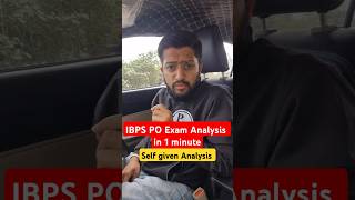 IBPS PO Exam 2024 Self Given Analysis examanalysis ibpspo2024 bankingwallah [upl. by Ydoj130]