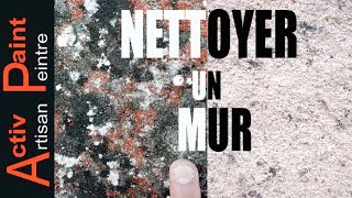 COMMENT NETTOYER UN MUR DE FACADE en CREPI [upl. by Suoivatra]