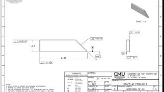 CATiA GDampT Problem 2 [upl. by Refynnej]