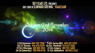 Kanwar Grewal  Official Tour Allover Canada  2014 [upl. by Ahtis]