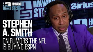 How Does Stephen A Smith Feel About Potential NFLESPN Merger [upl. by Ranique]