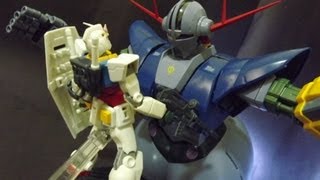 Gundam Stop motion  RX782 VS Zeong 100 subscribers Special [upl. by Sackman]