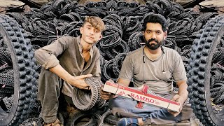 quotIncrediblequot Process Of Making Tricycle Tires amp Wipers From Scratch In A Local Factory [upl. by Odlanyar]