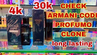 CODICE PROFUMO BY GRANDEUR  cheap Armani code profumo clone  long lasting  total perfumes [upl. by Jarvey]