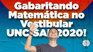 Resolução  Prova de Matemática  Vestibular UNCISAL 2020 [upl. by Pansy790]