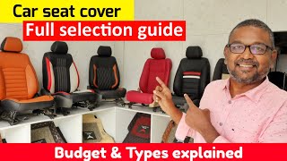 Car Seat Cover selection guide  How to select right seat cover  Tyes and budget explained  Birla [upl. by Cox6]