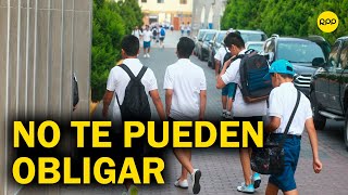 Perú Conoce lo que no te puede obligar un colegio particular [upl. by Fauver]