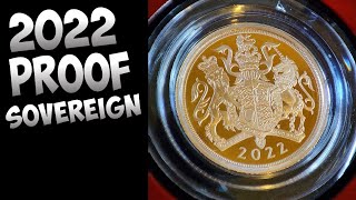 2022 Proof Gold Sovereign [upl. by Doughman]