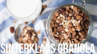 RECEPT Sinterklaas granola  OhMyFoodness [upl. by Vanny]