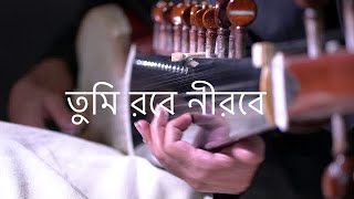 তুমি রবে নীরবে  রবীন্দ্রসঙ্গীত  Tumi Robe Nirobe  Rabindrasangeet  Instrumental  Sarod [upl. by Sailesh542]