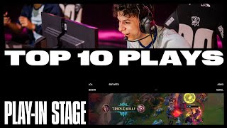 Top 10 Plays of PlayIns  Worlds 2023 [upl. by Zug]