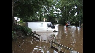 Storm flooding Pickering and NYMR [upl. by Ahcsap626]