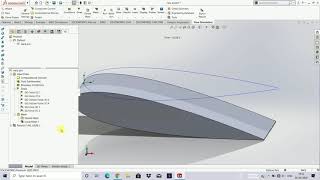 NACA Airfoil SolidWorks Flow Analysiss tutorial  Aerodynamics  Drag Vs Lift Force [upl. by Mccarthy340]