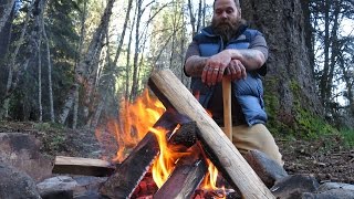 The One Match Fire  Building a Basic Campfire [upl. by Lai]