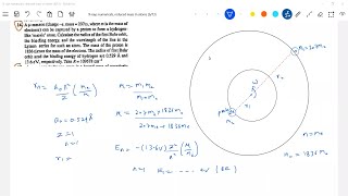 264 Reduced mass concept  Bohrs hypothetical atoms Numericals Atoms class 12 physics JEE Adv [upl. by Alic]