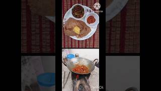 Delicious dinner of village haryanvifood haryanvi subscribe trending amazing awesome [upl. by Annah]