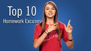 Jennxpenns Top 10 Homework Excuses [upl. by Asirac]