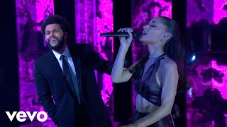 The Weeknd amp Ariana Grande  Save Your Tears Remix Live at The iHeartRadio Music Awards 2021 [upl. by Olotrab]