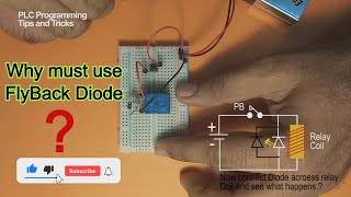 Why we use Flyback or free wheeling Diode with relay  flyback diode dc motor [upl. by Cormier]