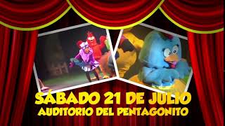 Show Oficial quotLa Gallina Pintaditaquot sábado 21 de julio Teatro del Pentagonito [upl. by Thomey]