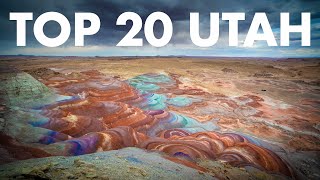 TOP 20 PLACES IN UTAH YOU NEED TO VISIT [upl. by Jory]