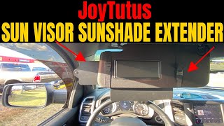 JoyTutus Sun Visor Sunshade Extender Install And Review [upl. by Bennet629]