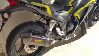 Honda CBR300r with Akrapovic Exhaust Idle [upl. by Elbam]