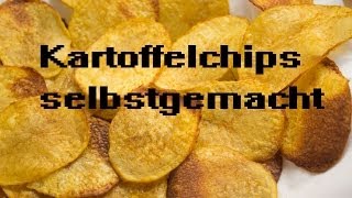 Kartoffelchips selbstgemacht schnell einfach knusprig [upl. by Naamana]