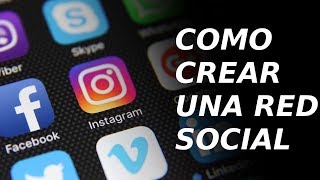 Como Crear una Red Social [upl. by Irreg]