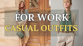 Casual Comfortable Work Outfits [upl. by Araz534]