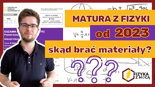 🔴 Nowa matura z fizyki od 2023skąd brać materiały 🤔 bo przecież stare matury to inna podstawa😱 [upl. by Laise]