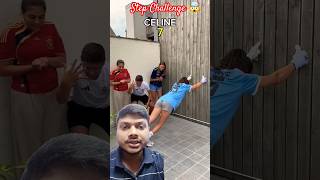 Back step challenge 🤯😲 challenge stepchallenge celine challenges trending shorts [upl. by Erual353]