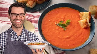 Rich and Creamy Tomato Soup Recipe  SO Easy [upl. by Iago]