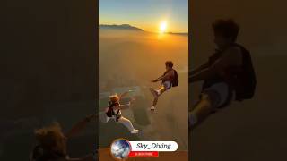 beautiful skydiving skydiving skydive beautifulskyview skydivevibes skydivingadventure shorts [upl. by Leede]