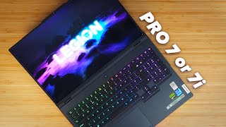 Legion Pro 7 vs Legion Pro 7i  Still the Best Gaming Laptop [upl. by Marybeth]