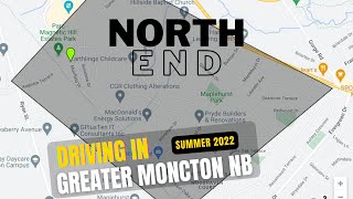 Driving in Greater Moncton NBs Booming North End between Mountain Rd and Ryan St [upl. by Eeramit473]