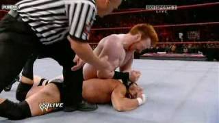 Sheamus vs The Miz Raw Nov 5 2012 [upl. by Helbonia599]