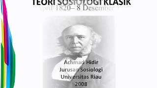 Teori Sosiologi 3 Herbert Spencer [upl. by Nittirb780]