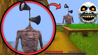 i Found Scary SIREN HEAD 😰 in Minecraft   Part3   Siren Head Minecraft [upl. by Atilahs]