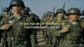 Creedence Clearwater Revival  Fortunate Son Sub Español  Lyrics [upl. by Ahsieit678]