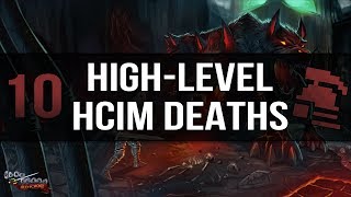 10 of the Highest Leveled HCIM Deaths in OSRS [upl. by Mart595]